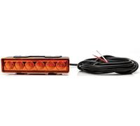 WAS Clignotant avant W117 898.1 12 V, 24 V via réseau de bord en saillie, encastré, montage par vissage orange