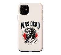 Was Dead Jesus REV 1:18 Christian Death Metal Coque pour iPhone 11