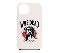 Was Dead Jesus REV 1:18 Christian Death Metal Coque pour iPhone 13
