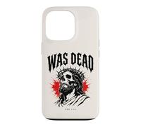 Was Dead Jesus REV 1:18 Christian Death Metal Coque pour iPhone 13 Pro