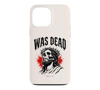 Was Dead Jesus REV 1:18 Christian Death Metal Coque pour iPhone 13 Pro Max