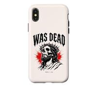 Was Dead Jesus REV 1:18 Christian Death Metal Coque pour iPhone X/XS