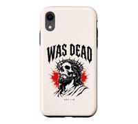 Was Dead Jesus REV 1:18 Christian Death Metal Coque pour iPhone XR