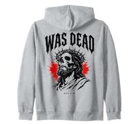 Was Dead Jesus REV 1:18 Christian Death Metal Sweat à Capuche