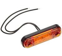 WAŚ Feu de Position Latéral LED W97.1 Orange Universel 12/24 V | Éclairage étanche IP66/68 pour remorque, camion et camping-car. Homologué E20 pour une sécurité optimale sur route.