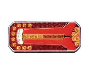 WAS Feu de recul pour remorque arrière, Gauche, Droite Multicolore 1123 DD L/P Verre Transparent extrêmités de câble ou