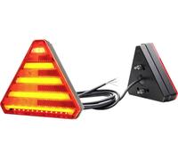 WAS Feu de recul pour remorque extrêmités de câble ouvertes clignotant, feu stop, feu arrière, feu antibrouillard arrière, réflecteur gauche 12 V/DC, 24 V/DC