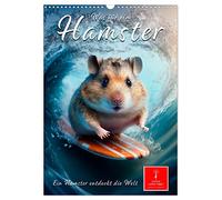 Was für ein Hamster (Wandkalender 2026 DIN A3 hoch), CALVENDO Monatskalender: Bezaubernde Bilder der kleinen Hamster.