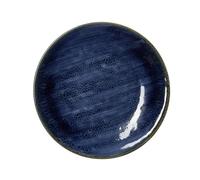 WAS Germany Assiettes plates Ø 23 cm Lot de 6 assiettes océan foncé Porcelaine