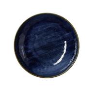 WAS Germany Assiettes profondes, Ø 25 cm, lot de 6 pièces, océan foncé, porcelaine