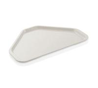 WAS Germany Gastro Plateau trapèze Plateau gris granit empilable 48 x 34 cm Plateau de service Renforcé fibre de verre