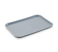 WAS Germany Gastro Tablett lichtgrau stapelbar 41,5 x 31 x 2 cm Serviertablett Polypropylen