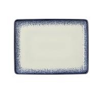 WAS Germany Lot de 6 assiettes plates 27 x 20 cm - Marina - Porcelaine