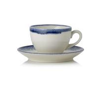 WAS Germany Lot de 6 soucoupes en porcelaine marine 0,25 l