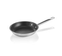 WAS Germany Poêle Cookware 21 avec revêtement antiadhésif PTFE, Ø 20 cm, acier nickelé chromé 18/10