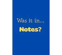 Was it in notes?: Customer Service Notebook for Call Tracking and Work Notes