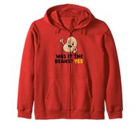 Was It The Beans? Funny Bean Lover Beans Humour Vegan Bean Sweat à Capuche