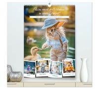 Was macht der Osterhase in seiner Freizeit (hochwertiger Premium Wandkalender 2026 DIN A2 hoch), Kunstdruck in Hochglanz: Tauchen Sie ein in die ... auch seine ganz eigenen Abenteuer erlebt.