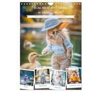 Was macht der Osterhase in seiner Freizeit (Wandkalender 2026 DIN A4 hoch), CALVENDO Monatskalender: Tauchen Sie ein in die farbenfrohe und lebhafte ... auch seine ganz eigenen Abenteuer erlebt.