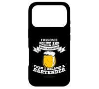 Was Once Polite Then I Became A Bartender Funny Coque pour iPhone 17 Pro