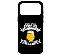 Was Once Polite Then I Became A Bartender Funny Coque pour iPhone 17 Pro Max