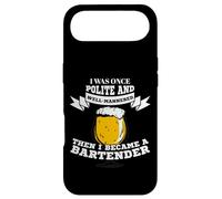 Was Once Polite Then I Became A Bartender Funny Coque pour iPhone Air
