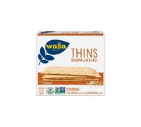 Wasa- Crackers Sésame et Sel de Mer Crackers fins au Sésame et Sel de Mer 190 Grammes