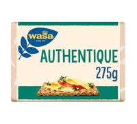 WASA - Tartines Croustillantes Authentiques, Texture Légère et Saveur Naturelle (Paquet 275g) - Lot de 4 - vendu par Lot