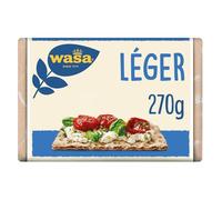 WASA - Tartines Légères et Croustillantes, Idéales pour une Colation Santé (Paquet 270g) - Lot de 4 - vendu par Lot