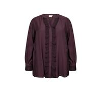 Wasabi Concept Chemisier ' SAFIA ' prune, Taille XL