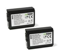 Wasabi Power NPFW50 Lot de 2 Batteries pour Appareil Photo Sony ZVE10, Alpha a5100, a6000, a6300, a6400, a6500, Alpha a7, a7 II, a7R, a7R II, a7S, a7S II, CyberShot DSCRX10 II, RX10 III, RX10 IV