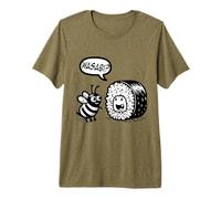Wasabi ? Qu'est-ce Qui se Passe Bee ? Mignon, Design pour Les Autres Amateurs de sushis. T-Shirt Haut de Gamme