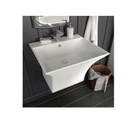 Lavabo mural Céramique Blanc 500 x 450 x 410 mm
