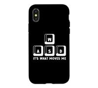 WASD Its What Moves Me Clavier PC Gamer Coque pour iPhone X/XS