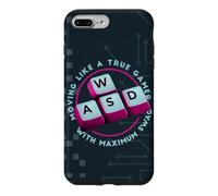 WASD se déplace comme Un Vrai Clavier de Gamer Coque pour iPhone 7 Plus/8 Plus