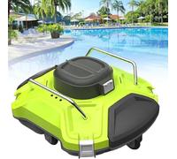 Wasd3Pods Aspirateur De Piscine Robotisé sans Fil, Robot Nettoyeur De Piscine Automatique, Ascension à 25°, Autonomie De 120 Minutes, Stationnement Automatique, pour Piscines Jusqu'à 550 M²