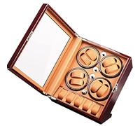 Wasd3Pods Boîte De Présentation pour Montres, 8 Remontoirs + 5 Coussins, 4 Modes De Rotation, éclairage Intérieur Et Moteur Silencieux, Remontoir Automatique pour Montres Homme/Femme,B