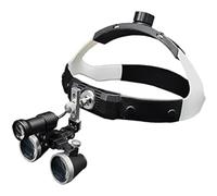 Wasd3Pods Loupe Dentaire 2,5X/3,5X Lampe Frontale à LED Lampe Frontale Chirurgicale Loupes Dentaires Loupe Binoculaire Dentaire, étui en Aluminium Facile à Transporter,3.5X