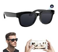Wasd3Pods Lunettes Bluetooth Intelligentes avec Caméras, Traduction AR, IA, Assistant Vocal, Appels, Musique, Enregistrement Vidéo 4k Pixel,A