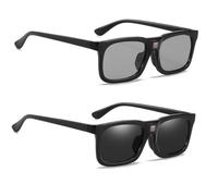 Wasd3Pods Lunettes Intelligentes 0,1 S, Changement De Couleur, Teinte Polarisée, Lunettes De Soleil Photochromiques Intelligentes Réglables, Lunettes De Conduite De Nuit