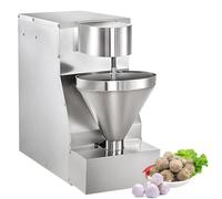 Wasd3Pods Machine à Boulettes Viande éLectrique Commerciale en Acier Inoxydable + 5 Moules - 18/20/22/25/30 Mm, Machine à Boulettes De Viande (200-230 PièCes/Min), Machine à Boulettes Poisson