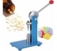 Wasd3Pods Machine à Comprimés, Presse à Comprimés à Levier, Presse à Comprimés De Poudre De Laboratoire 6-12mm, Moule en Acier Inoxydable, Outil De Fabrication De Comprimés,12mm