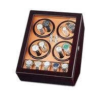 Wasd3Pods Remontoir De Montres Automatique, 8 Remontoirs + 5 Coussins, 4 Modes De Rotation, Boîte De Rangement De Luxe pour Montres, Moteur Silencieux, pour Montres Homme/Femme,E