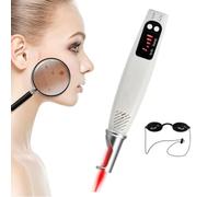 Wasd3Pods Stylo Laser Picoseconde Portable, Indicateur LED, pour Enlever Les Tatouages, élimine Les Taches De Mélanine Et Les Grains De Beauté, avec Lunettes Red