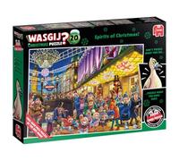 Wasgij Christmas 20 - Les Esprits de Noël ! - Spirits of Christmas! - Puzzle Adultes - Humoristique - Carton 100% recyclé - 2 x 1000 Pieces - Jumbo