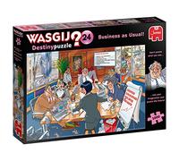 Wasgij Destiny 24, Business as Usual - Puzzle de 1000 pièces pour Adultes - Coloré, Stimulant et Casse-tête - Puzzle The Future - Carton 100% recyclé - 1000 pièces - Jumbo
