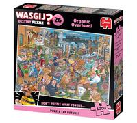 Wasgij Destiny 26 - Excédent Biologique ! - Organic Overload! - Puzzle Adultes - Humoristique - Carton 100% recyclé - 1000 Pieces - Jumbo