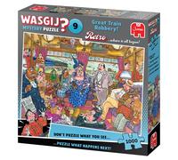 Jumbo Puzzle Wasgij Mystère rétro 9 – Zugüberfall – 1000 pièces