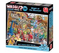 Wasgij Mystery 24 - Panique au Musée! - Blight at The Museum! - Puzzle Adultes - Humoristique - Carton 100% recyclé - 1000 Pieces - Jumbo