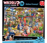 Wasgij Mystery 28 - Feline Frenzy - Puzzle 1000 Teile